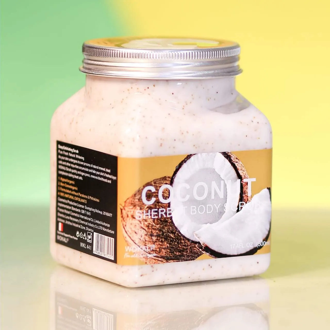 Wokali Coconut Face & Body Scrub - 350ml