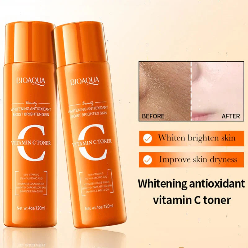 BIOAQUA Vitamin C Whitening Antioxidant Moist Brighten Face Toner – 120ml | Premium Skincare & Beauty Products in Pakistan