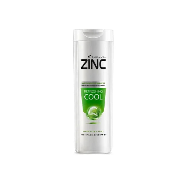 Zinc Refreshing Cool Green Tea & Mint Shampoo - 340ml