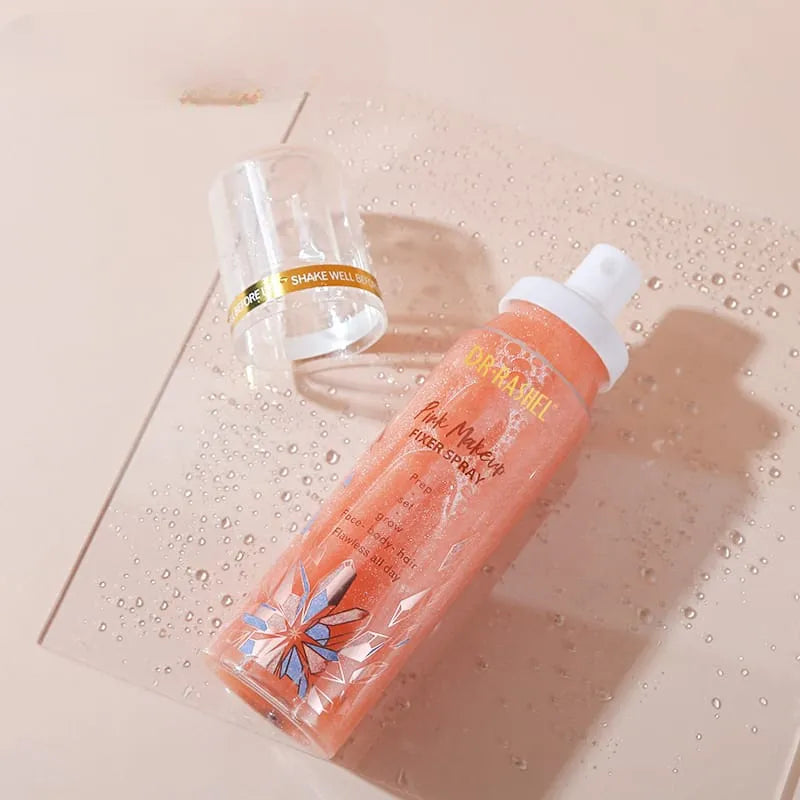 Dr.Rashel Lightweight & Moisturizing Pink Makeup Fixer Spray - 100ml | Premium Skincare & Beauty Products in Pakistan