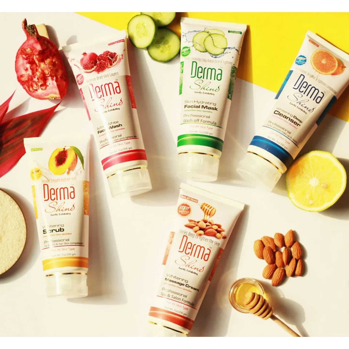 Derma Shine 6-in-1 Facial Fruit Kit - 200g | Premium Skincare & Beauty Products in Pakistan