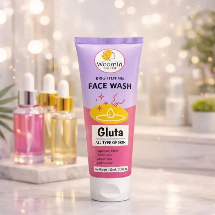 Woomin Skin Care Gluta Brightening Face Wash-100ml