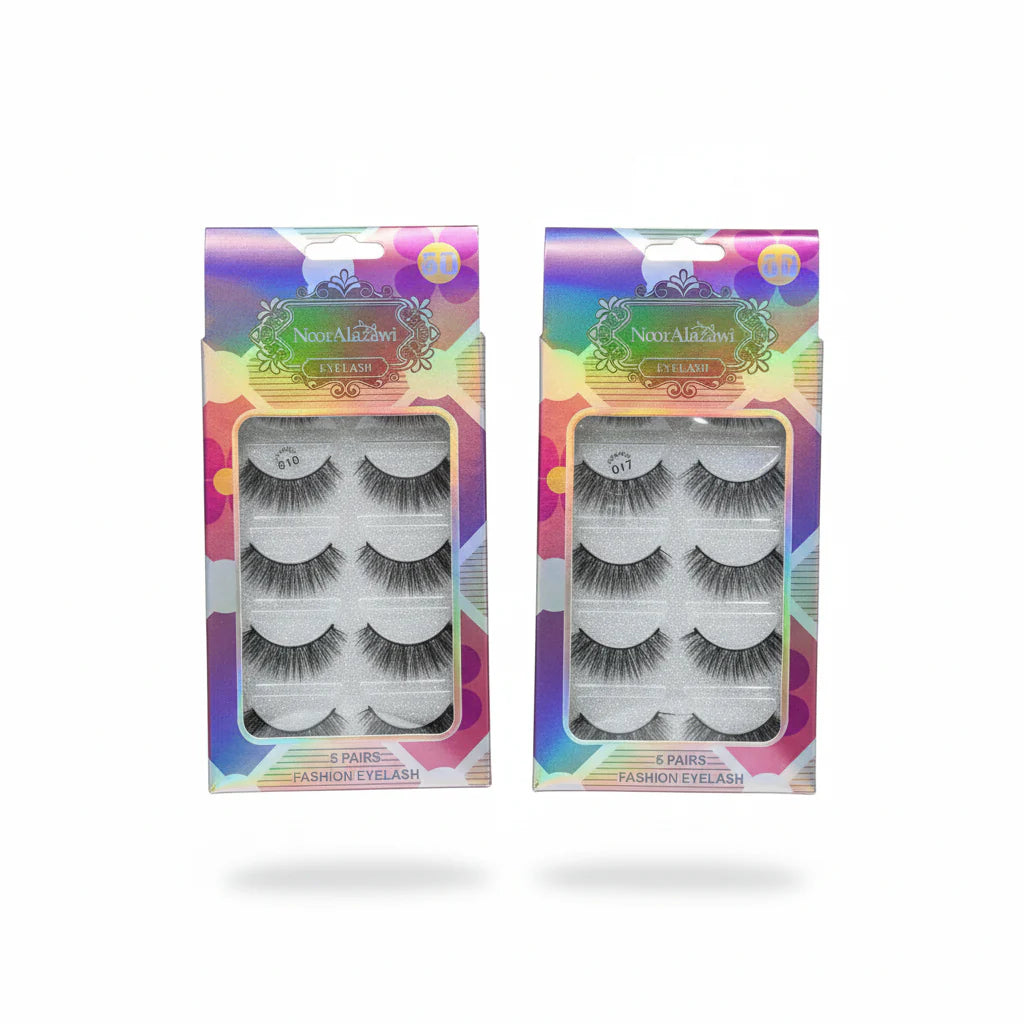 NoorAlažawi Fashion Eyelashes - 5 Pairs
