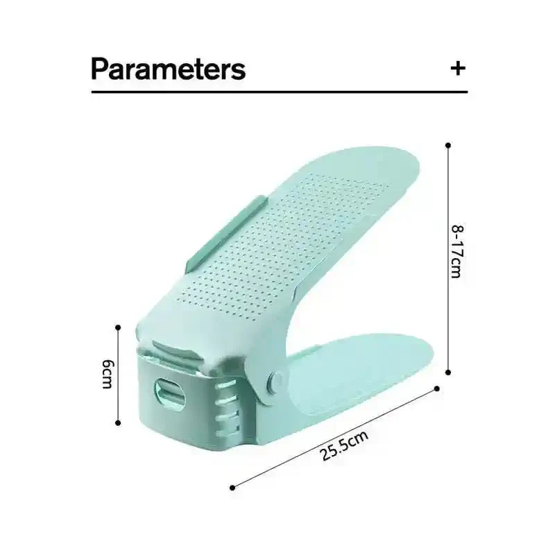 Shoe Organiser Slots - Adjustable Shoe Stacker Holder - Each