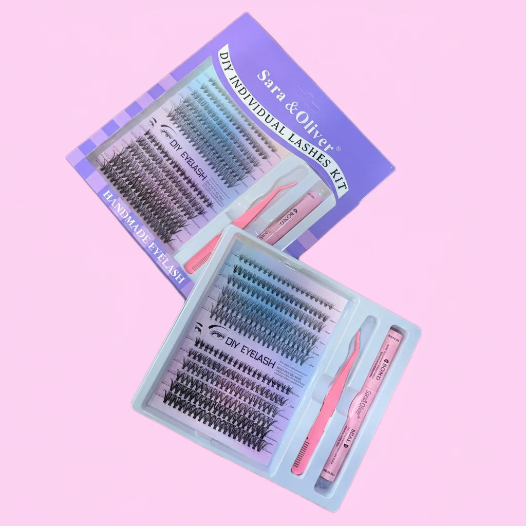 Sara & Oliver DIY Individual Lashes Kit - 120 Clusters
