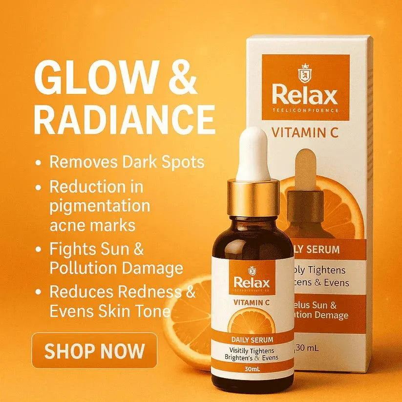 Relax Vitamin C Daily Serum For Bright and Healthy Skin - 30ml | Premium Skincare & Beauty Products in Pakistan