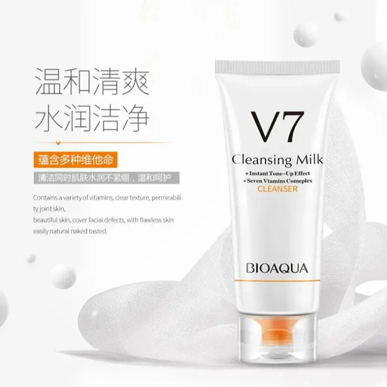 Bioaqua V7 Deep Hydration Facial Cleansing Milk (Cleanser) | Premium Skincare & Beauty Products in Pakistan