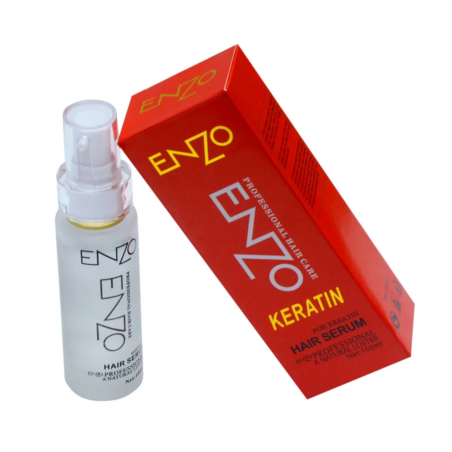 Enzo Hair Serum Keratin Red Natural Luster-100ml