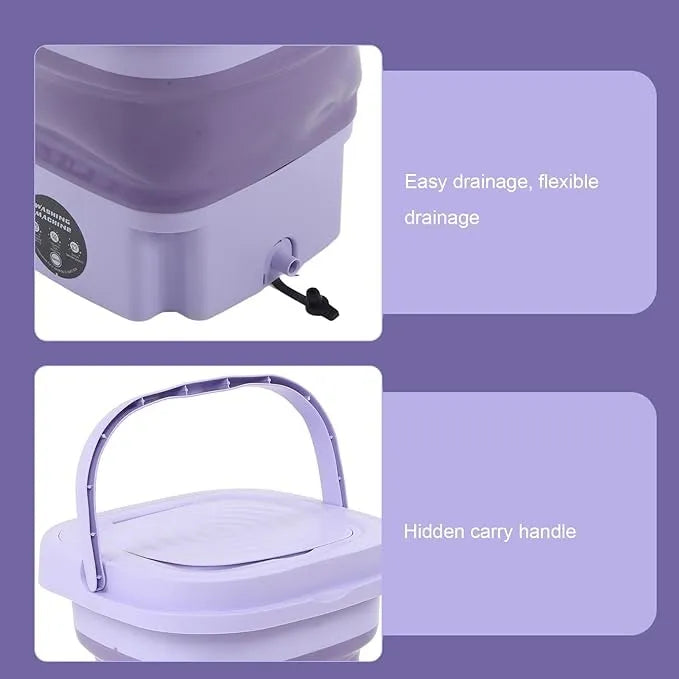 Portable Folding Washing Machine With Sensor