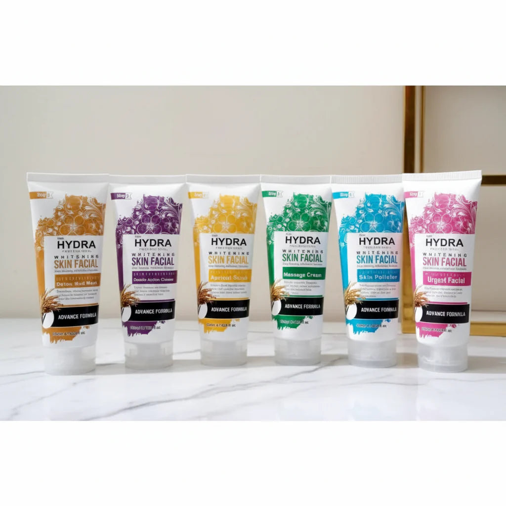 New Hydra Professional Whitening Skin Facial - 200ml Each