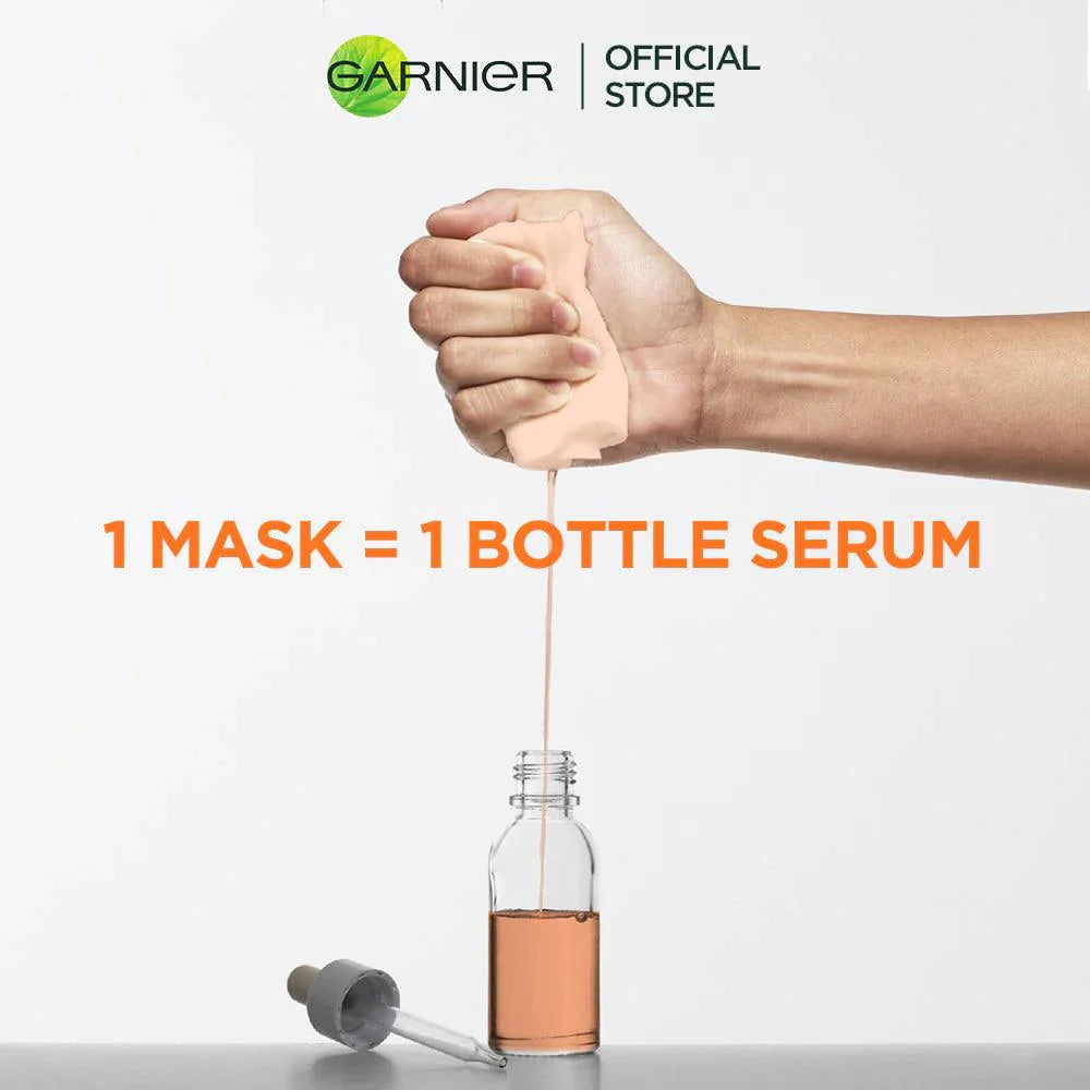 Garnier - Skin Active Hydra Bomb Orange Tissue Eye Mask - 28g
