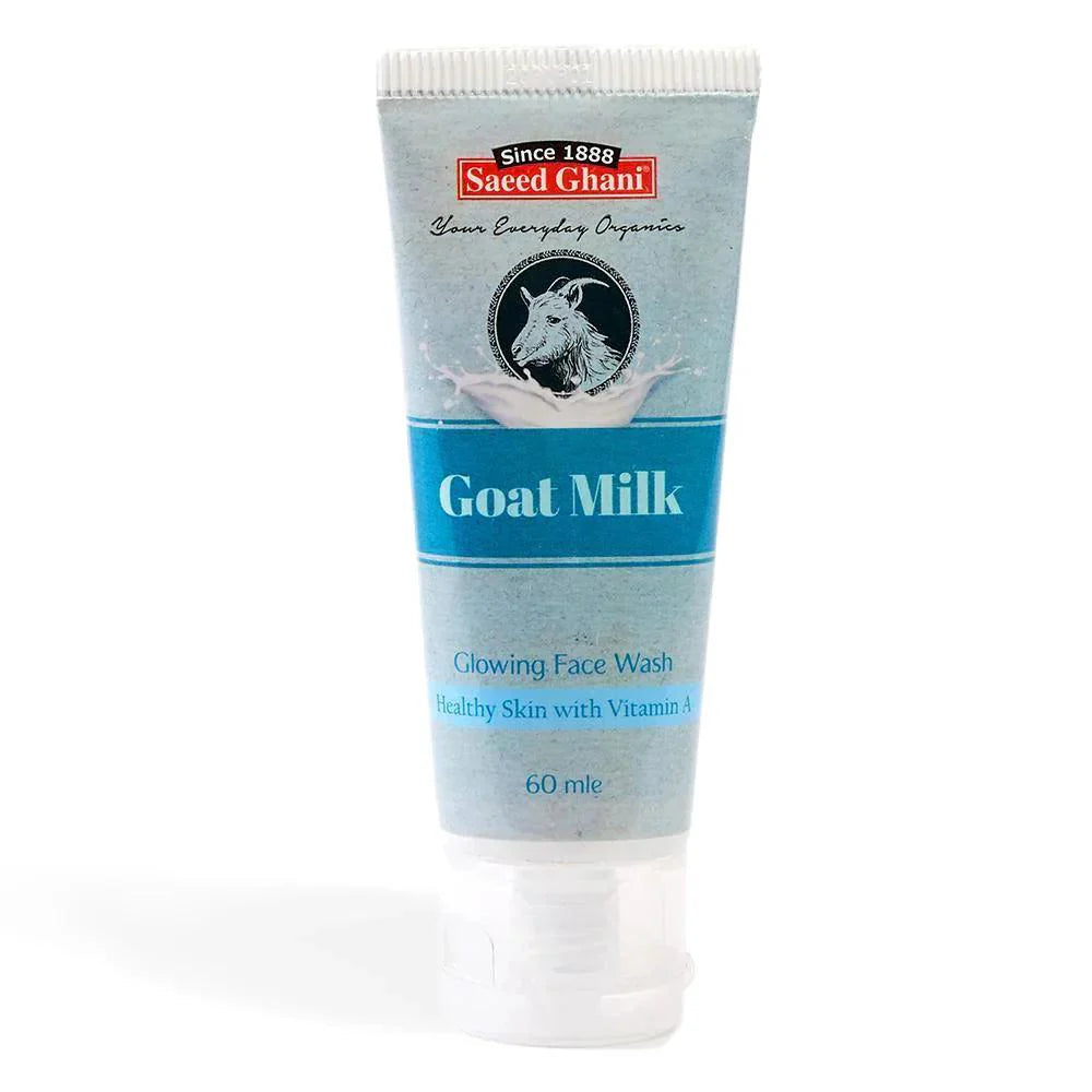 Saeed Ghani Goat Milk Face Wash - 60ml | Premium Skincare & Beauty Products in Pakistan