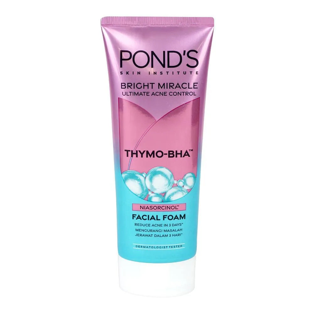 Pond's Bright Miracle Ultimate Acne Control Facial Foam With THYMO-BHA - 100g