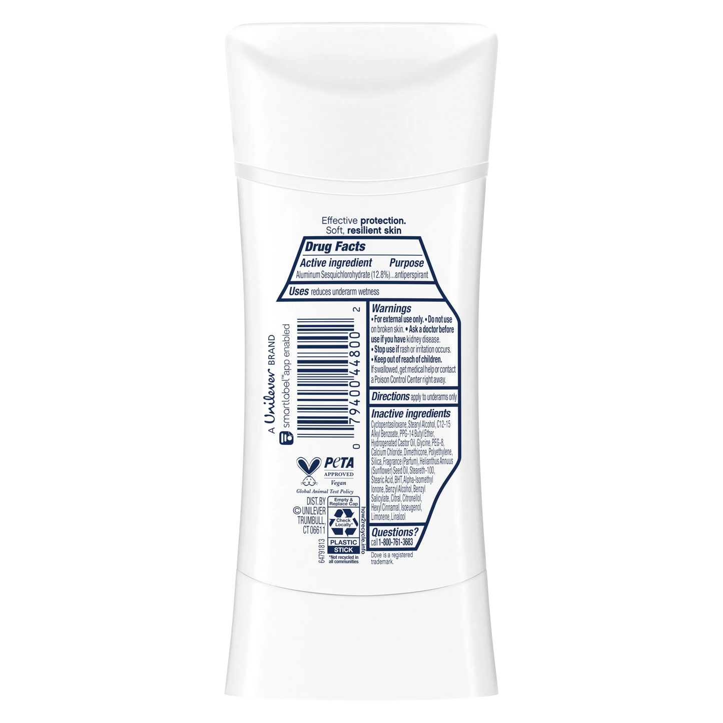 Dove Advanced Care Rose Petals Antiperspirant Deodorant Stick 74g