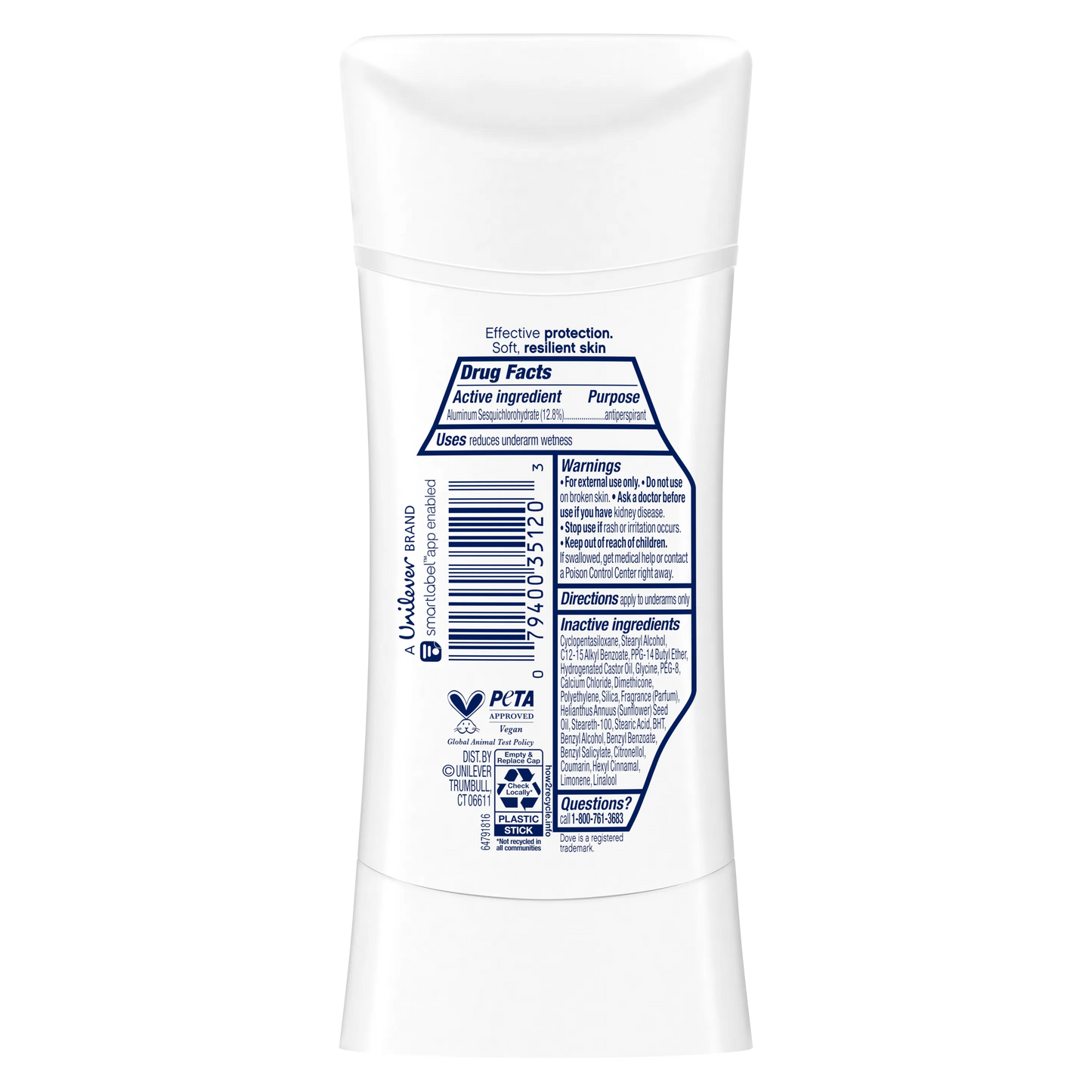 Dove Advanced Care Shea Butter Antiperspirant Deodorant Stick 74g