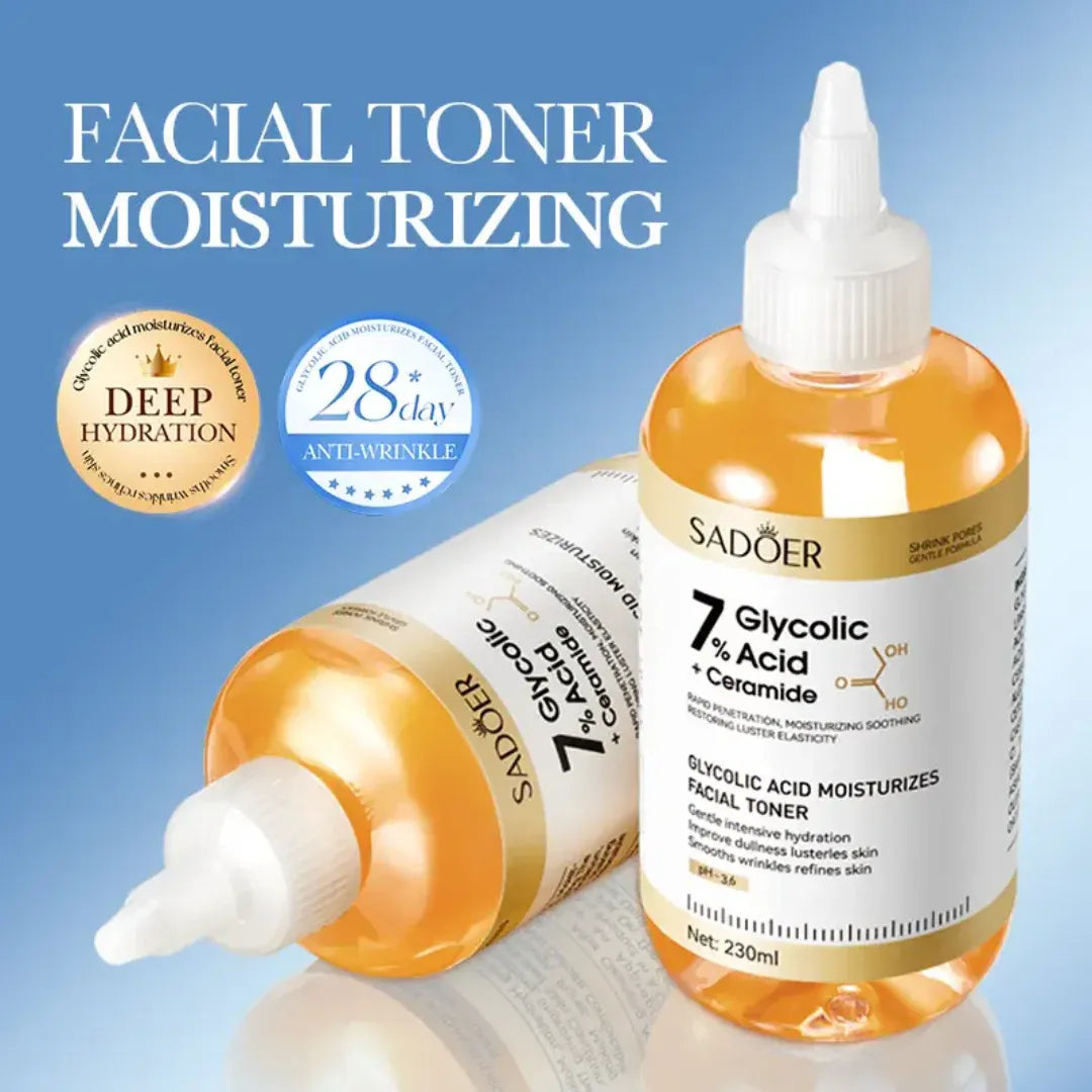 Sadoer 7% Glycolic Acid + ceramide Facial Toner - 230ml | Premium Skincare & Beauty Products in Pakistan