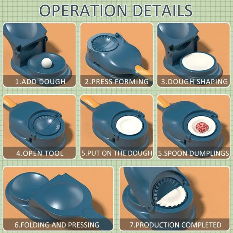 2-in-1 manual dumpling makers