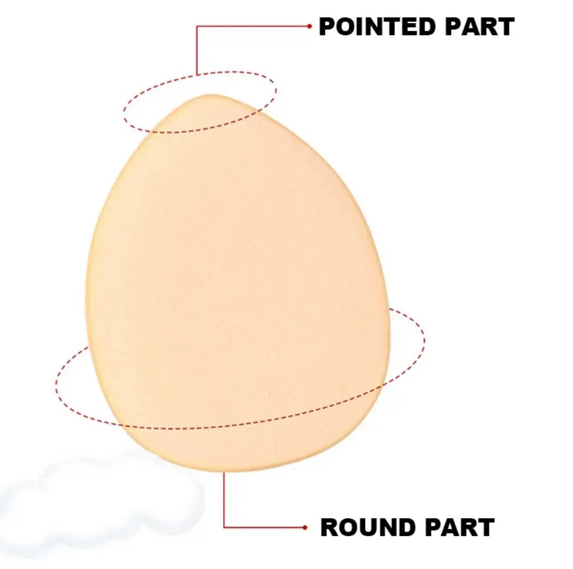 Top Beauty Mini Finger Puff - 12 Pcs