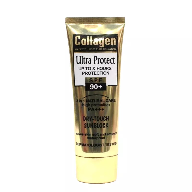 Fruit Of The Wokali Collagen Ultra Protect 3-in-1 Dry- Touch Sunblock SPF 90+ - 100ml | Premium Skincare & Beauty Products in Pakistan
