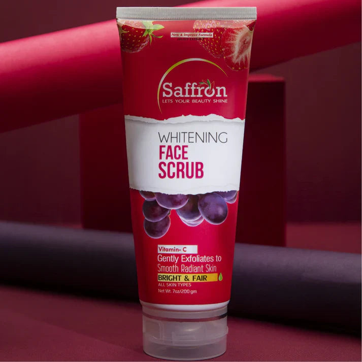 Saffron Whitening Scrub Tube - 200gm | Premium Skincare & Beauty Products in Pakistan