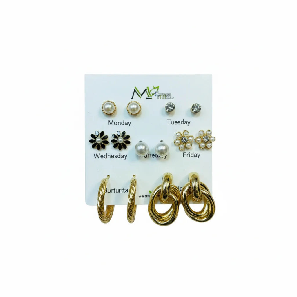 New Fancy Golden Small Earrings