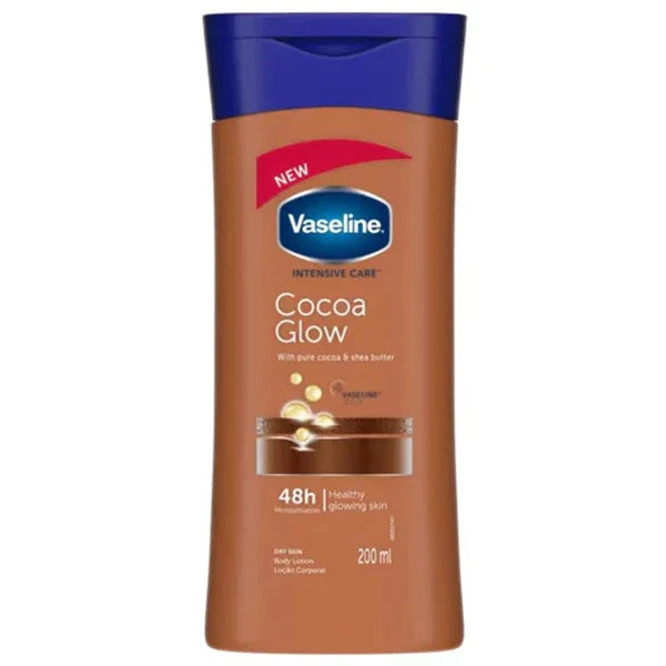 Vaseline Intensive Care Cocoa Glow Lotion - 200ml | Premium Skincare & Beauty Products in Pakistan