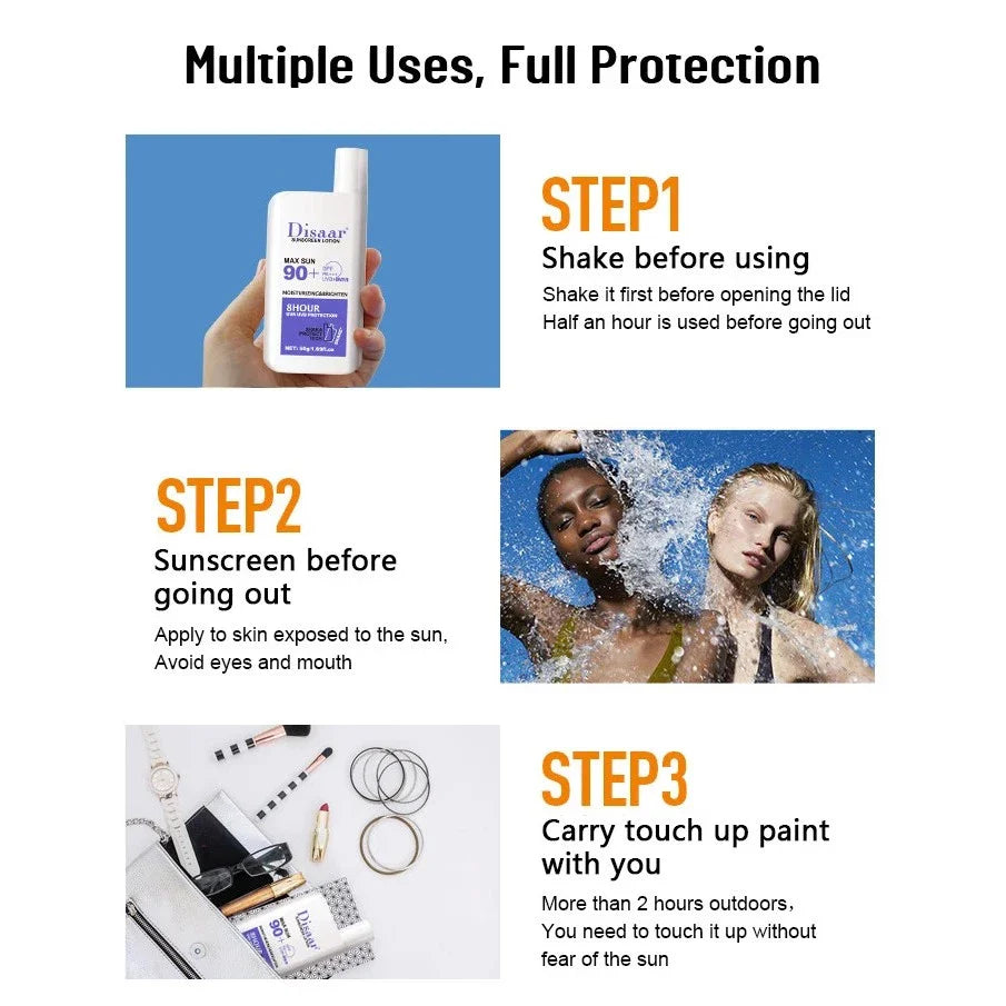 Disaar Whitening Sunblock SPF 90 – Skin Protective Sunscreen Lotion - 50g | Premium Skincare & Beauty Products in Pakistan