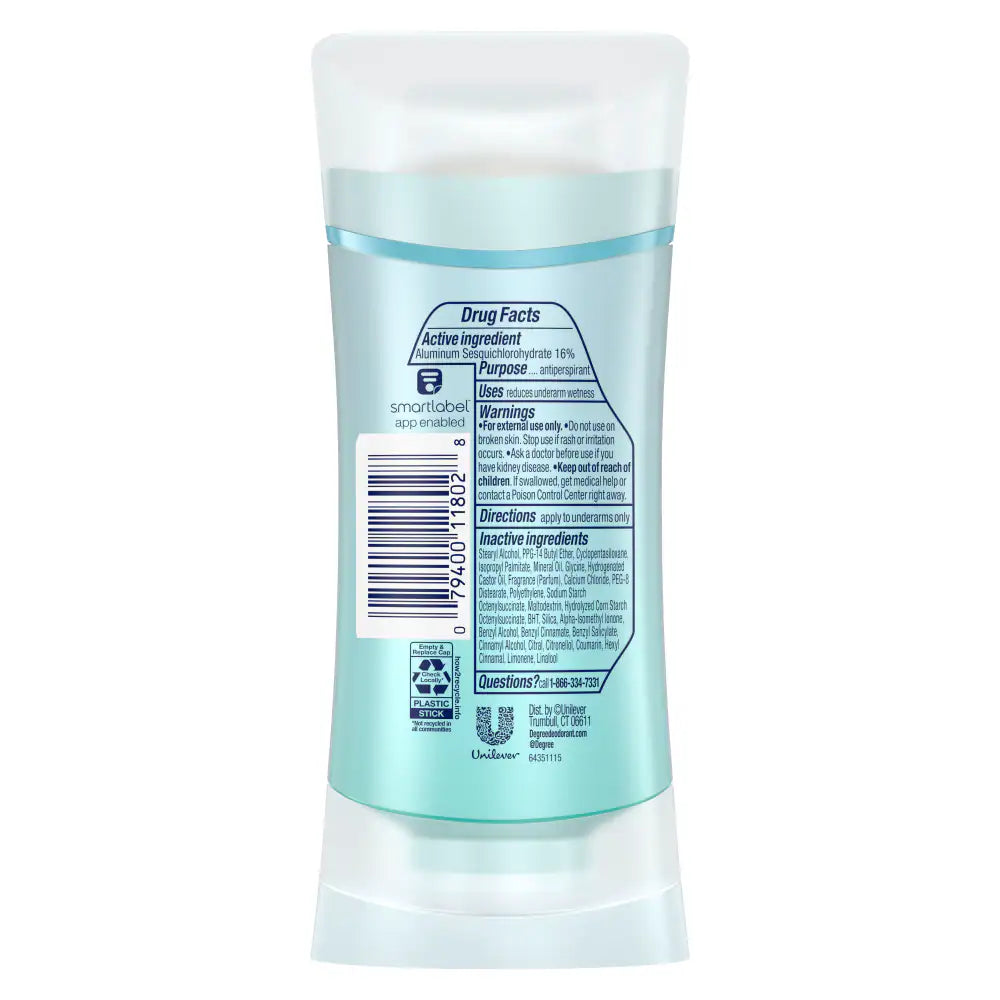 Degree Advanced Women's Deodorant Stick Shower Clean - 74g
