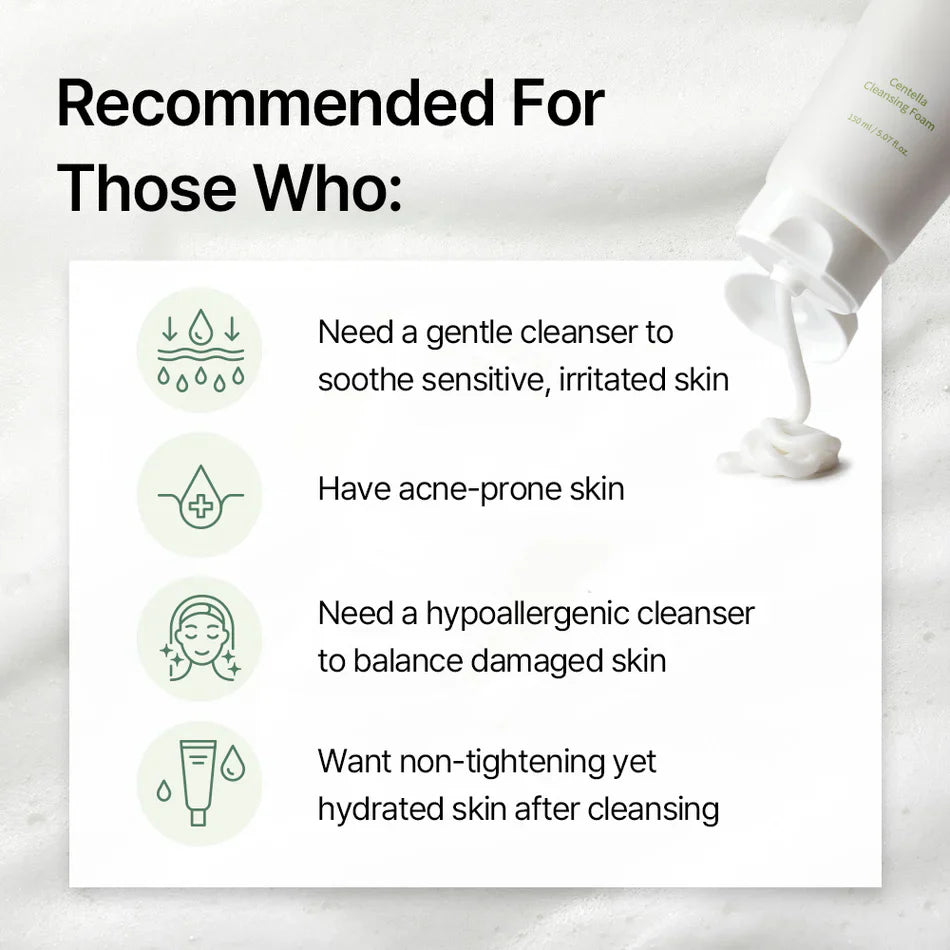 Mixsoon Centella Cleansing Foam – 150 ml