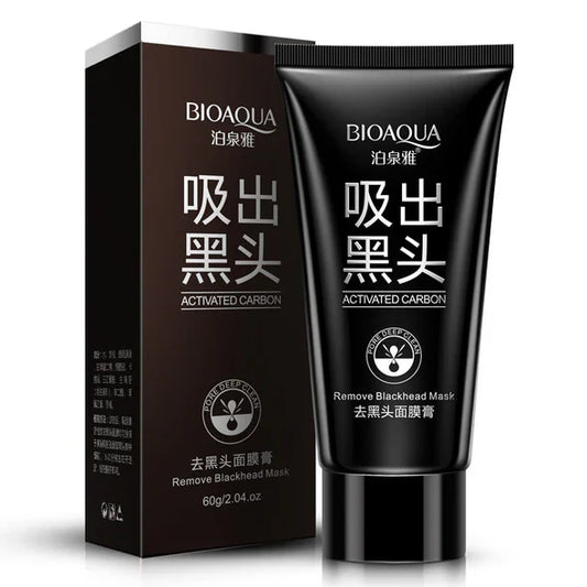 Bioaqua Black Suction Activated Carbon Remove Blackhead Mas - 60g | Premium Skincare & Beauty Products in Pakistan