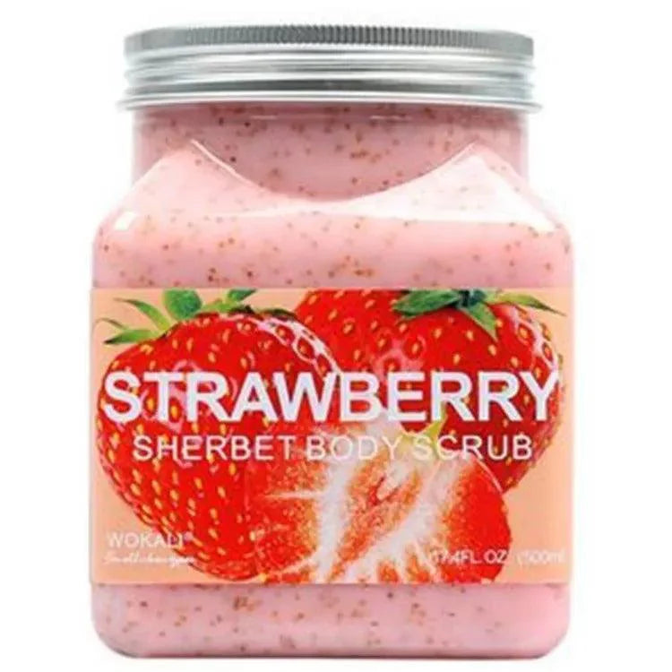 Wokali Sherbet Body Scrub - Strawberry Flavour - 350ml | Premium Skincare & Beauty Products in Pakistan
