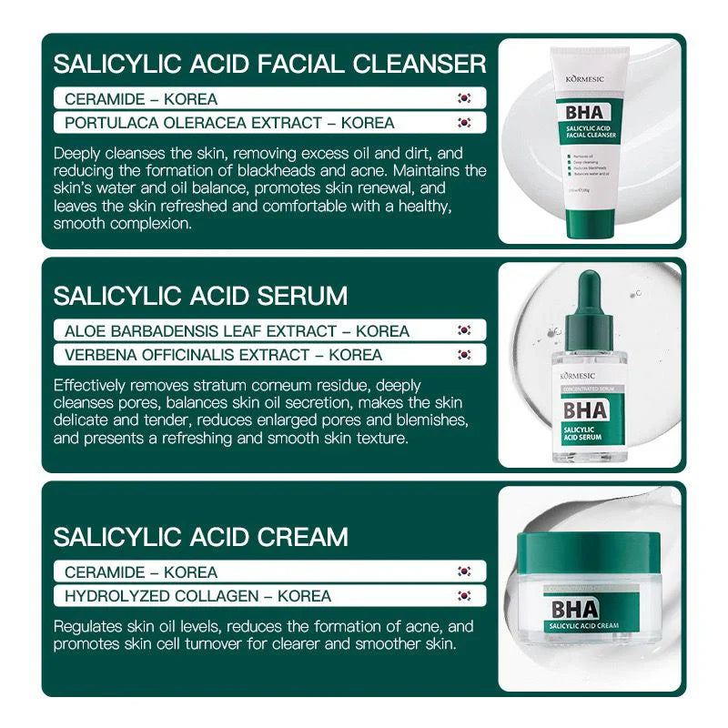 KORMESIC Exfoliate Clean pores Sylisylic Acid Serum - 30ml