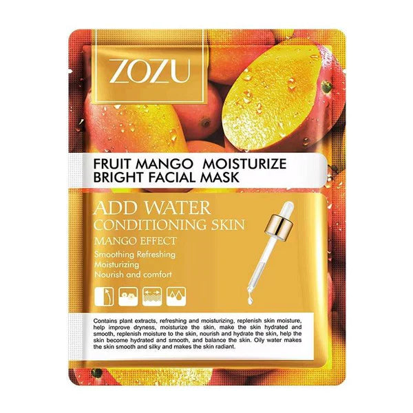 ZoZu Fruit Mango Moisture Bright Facial Mask – 30g