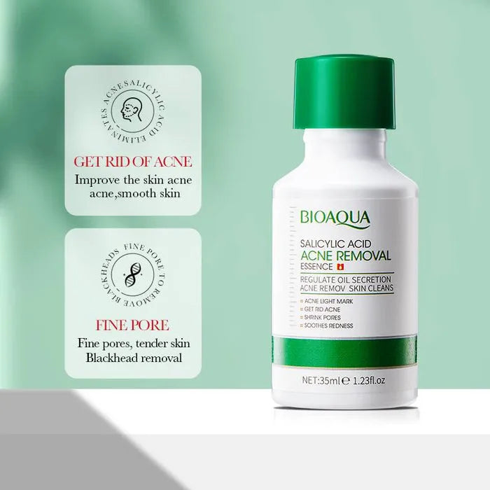 BIOAQUA Salicylic Acid Acne Removal Essence Serum - 35ml | Premium Skincare & Beauty Products in Pakistan