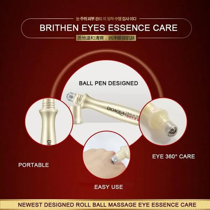 Bioaqua Eye Roll ON Essence Eye Roller - 15ml | Premium Skincare & Beauty Products in Pakistan