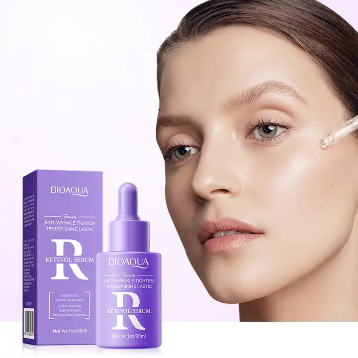 Bioaqua Anti Wrinkle Tighten Tender Skin Eleastic Retinol Face Serum - 30ml | Premium Skincare & Beauty Products in Pakistan