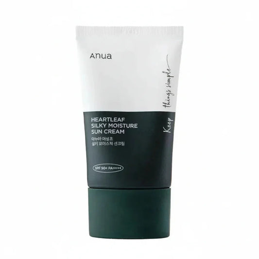 Anua – Heartleaf Sily Moisture Sun Cream SPF50+ PA+++ - 50ml | Premium Skincare & Beauty Products in Pakistan