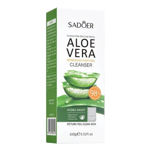 Sadoer Aloe Vera Refreshing Moisturizing Facial Cleanser 100g