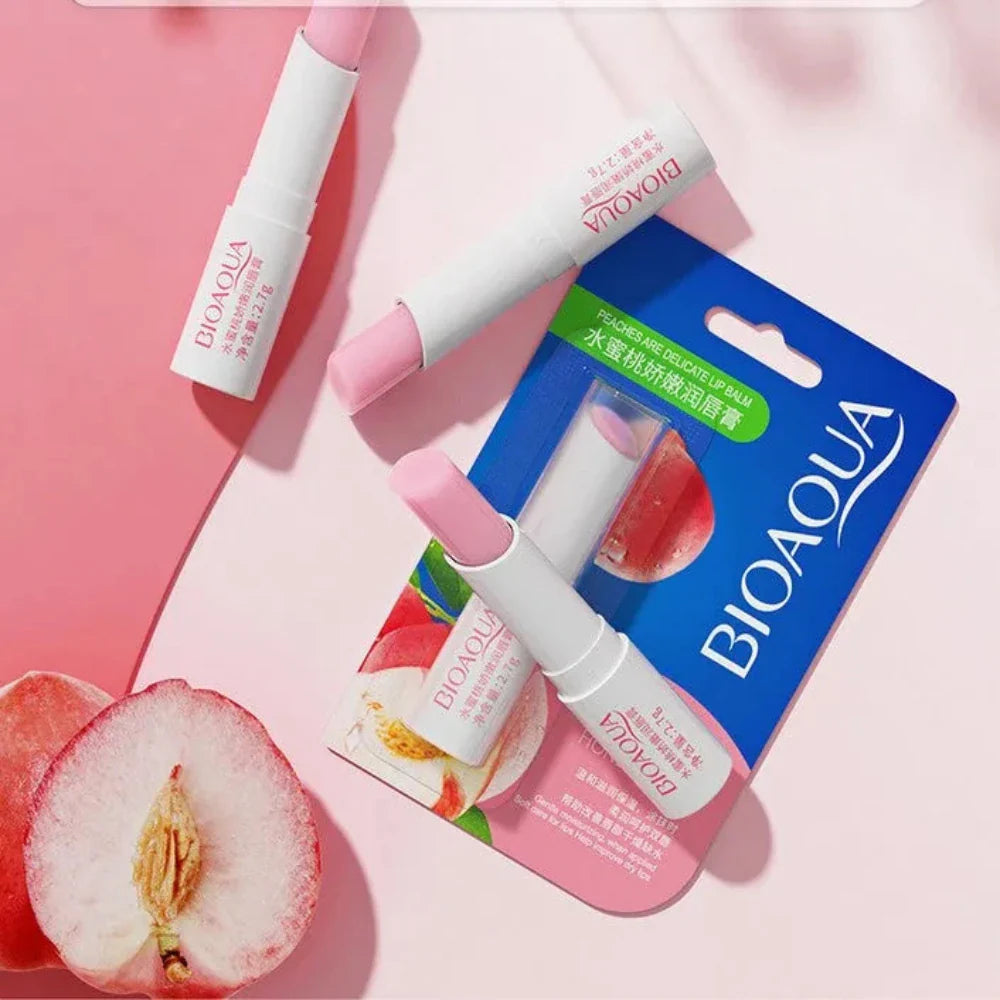 BIOAQUA Honey Peach Ripping Lip Balm - 2.7g | Premium Skincare & Beauty Products in Pakistan