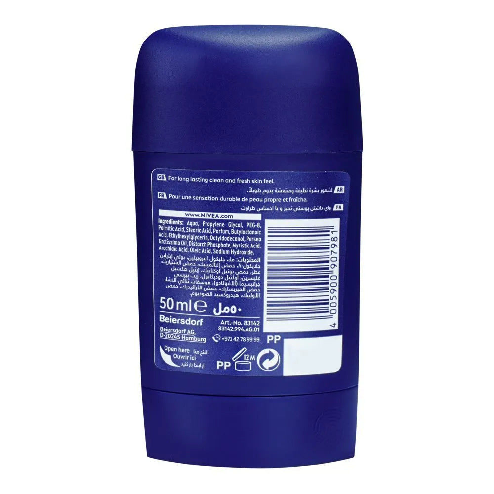 Nivea Men 48 Hour Fresh Active Long Lasting Freshness Deodorant Stick, For Men - 50ml