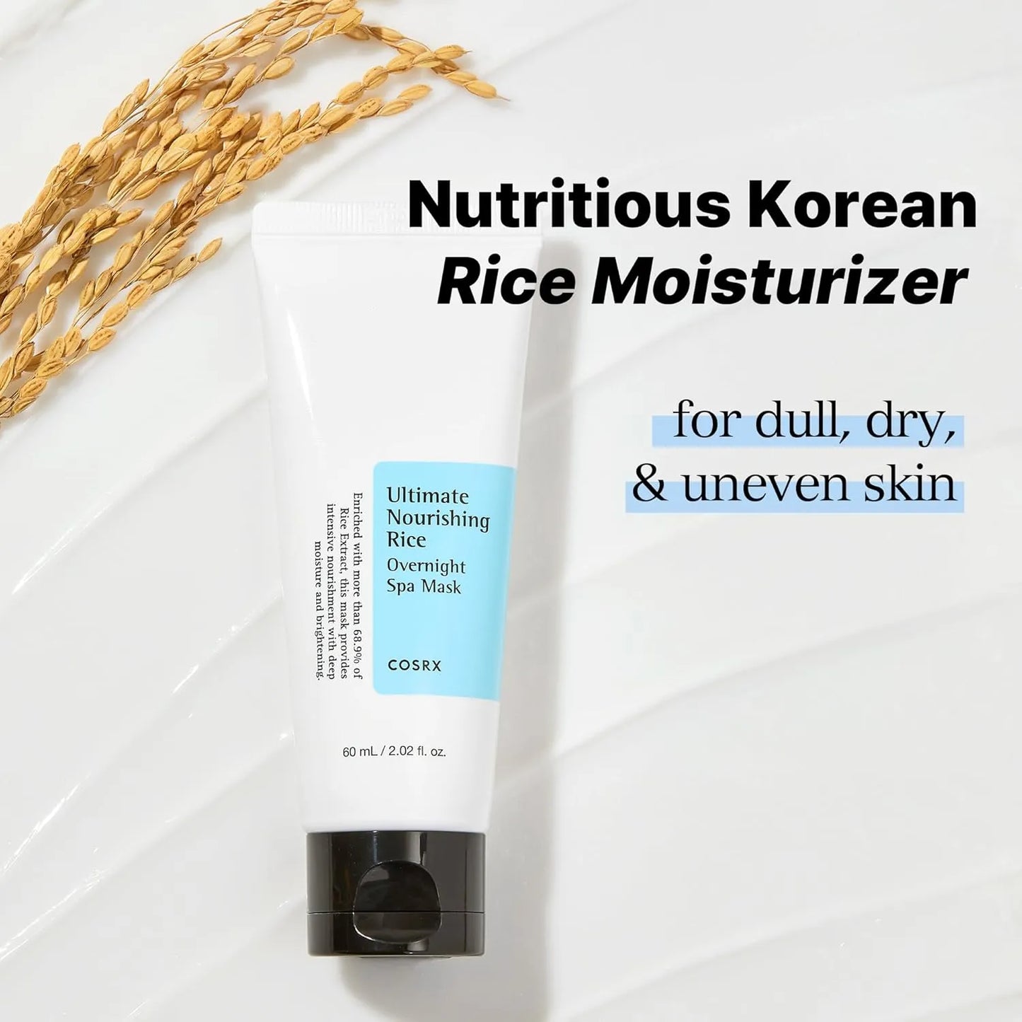 Cosrx - Ultimate Nourishing Rice Overnight Spa Mask - 600ml