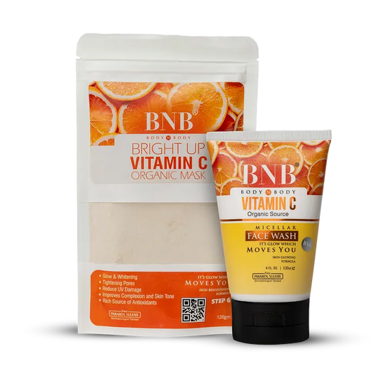 BNB Bright up Vitamin C Mask - 120gm & Face Wash - 120ml