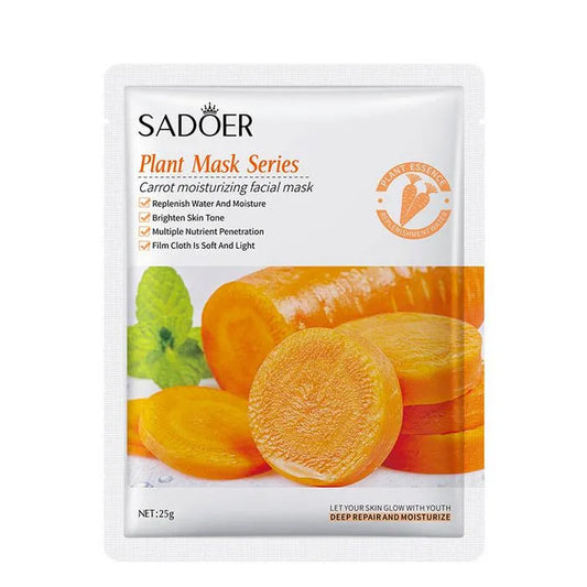 SADOER Carrot Moisturizing Face Sheet Mask - 25g | Premium Skincare & Beauty Products in Pakistan