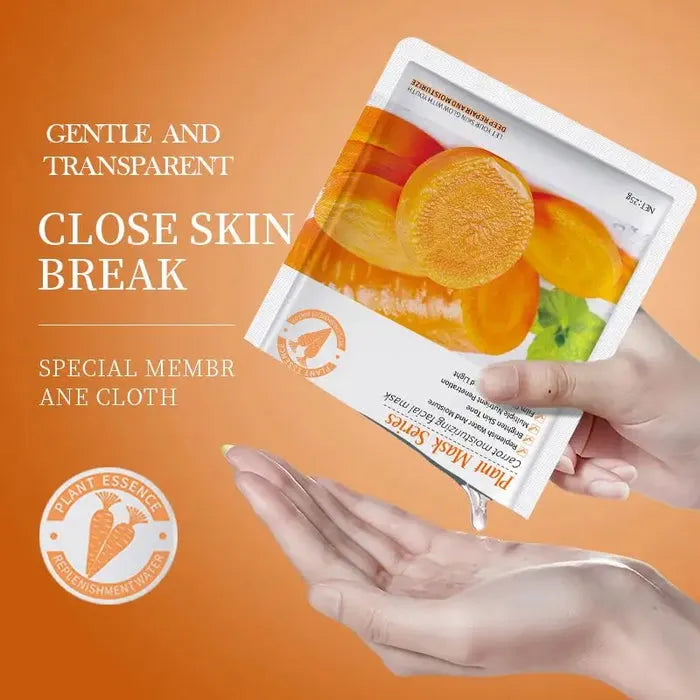 SADOER Carrot Moisturizing Face Sheet Mask - 25g | Premium Skincare & Beauty Products in Pakistan