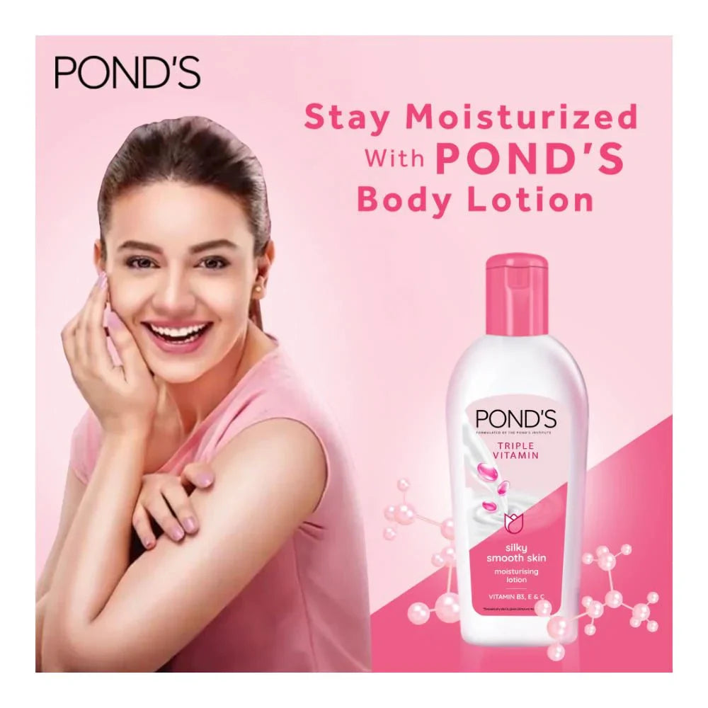 Pond's Triple Vitamin Moisturizing Lotion, Silky Smooth Skin | Premium Skincare & Beauty Products in Pakistan