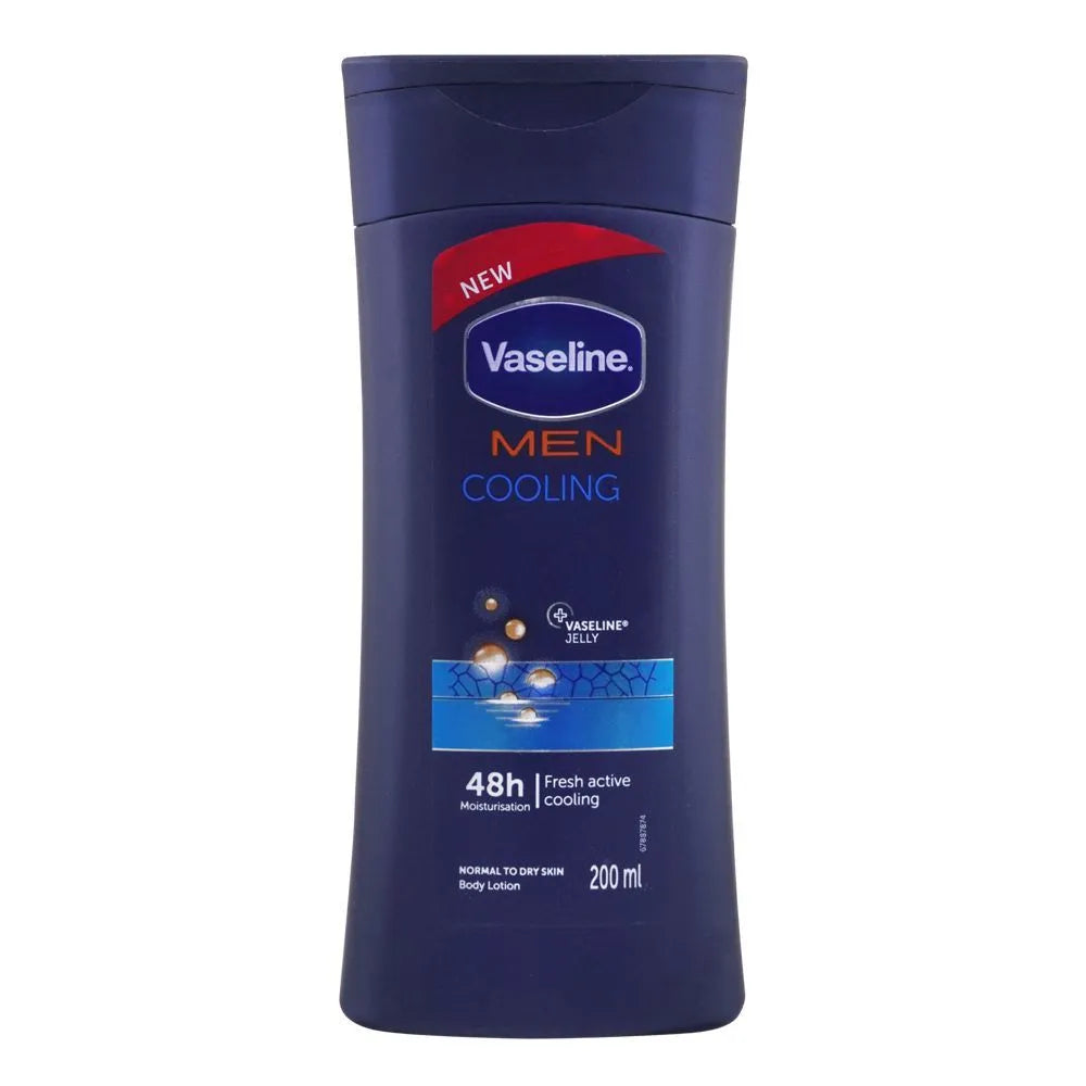 Vaseline Men Cooling 48H Body Lotion - 200ml | Premium Skincare & Beauty Products in Pakistan