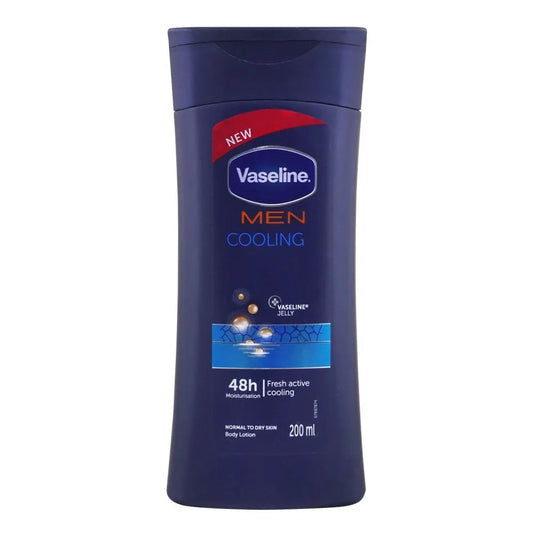 Vaseline Men Cooling 48H Body Lotion - 200ml | Premium Skincare & Beauty Products in Pakistan