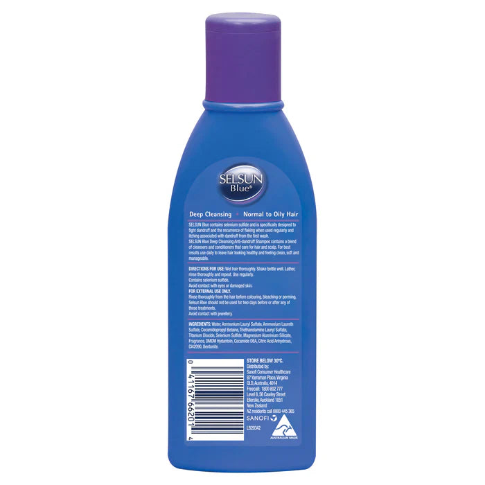 Selsun Blue Deep Cleansing Anti-Dandruff Shampoo - 200ml