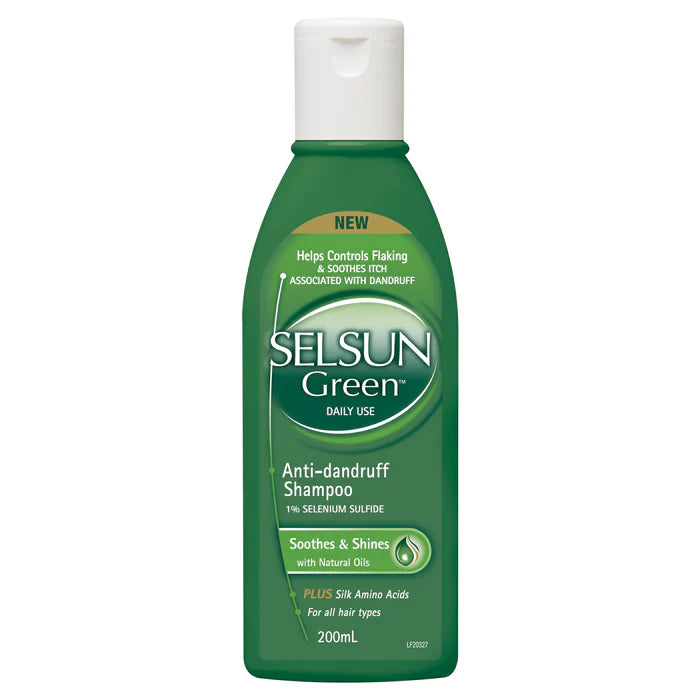 Selsun Green Anti-Dandruff Shampoo - 200 ml