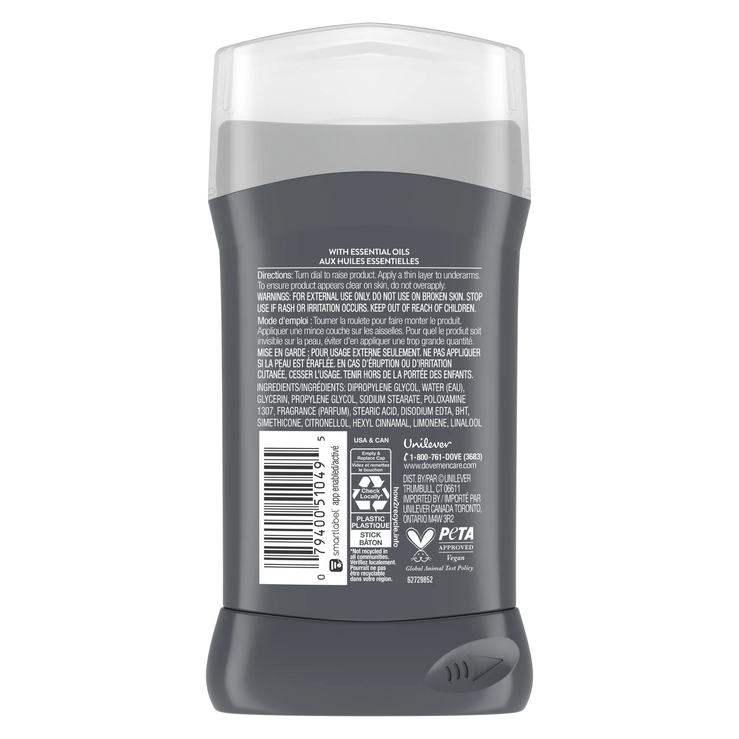 Dove Men+Care Deodorant Stick Moon Oasis - 85g